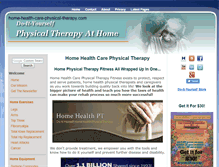 Tablet Screenshot of home-health-care-physical-therapy.com